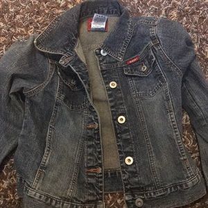 Girls guess jean jacket size 10/12